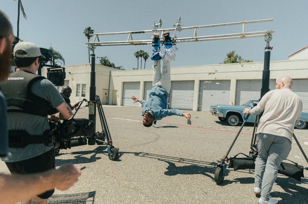 cinematic film scene