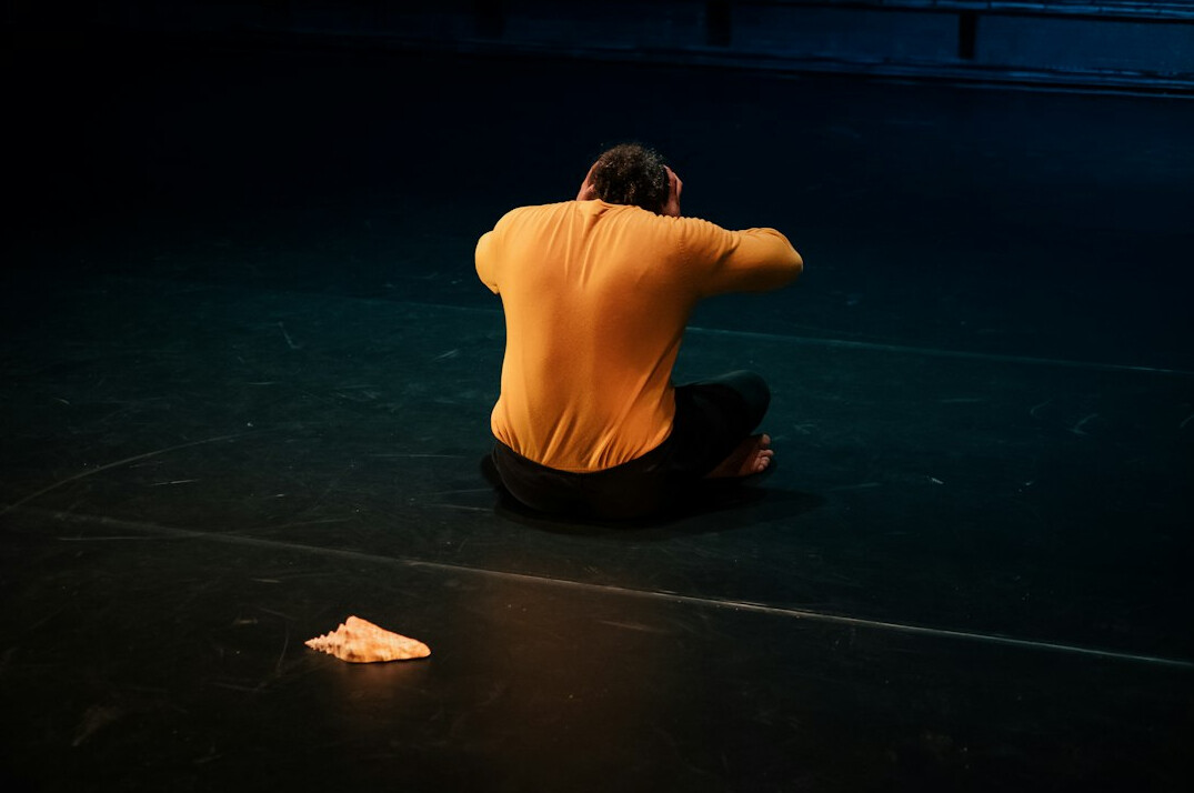actor performing emotional scene