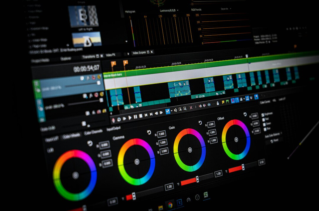 video editing on computer